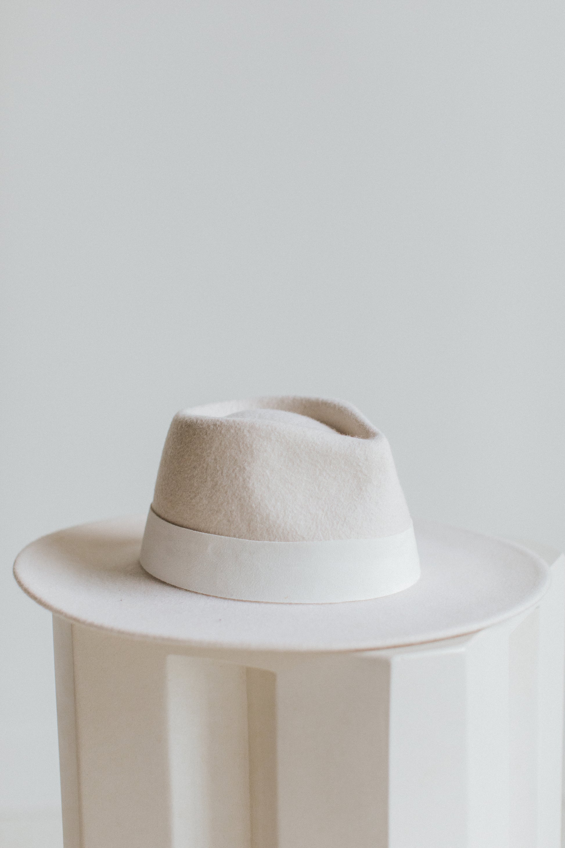 white fedora hat - bridal hat - white wool hat- australian wool fedora- luxury hat - white hat - white accessories - hats with affirmations - self love apparel - soleil -soleilhats 