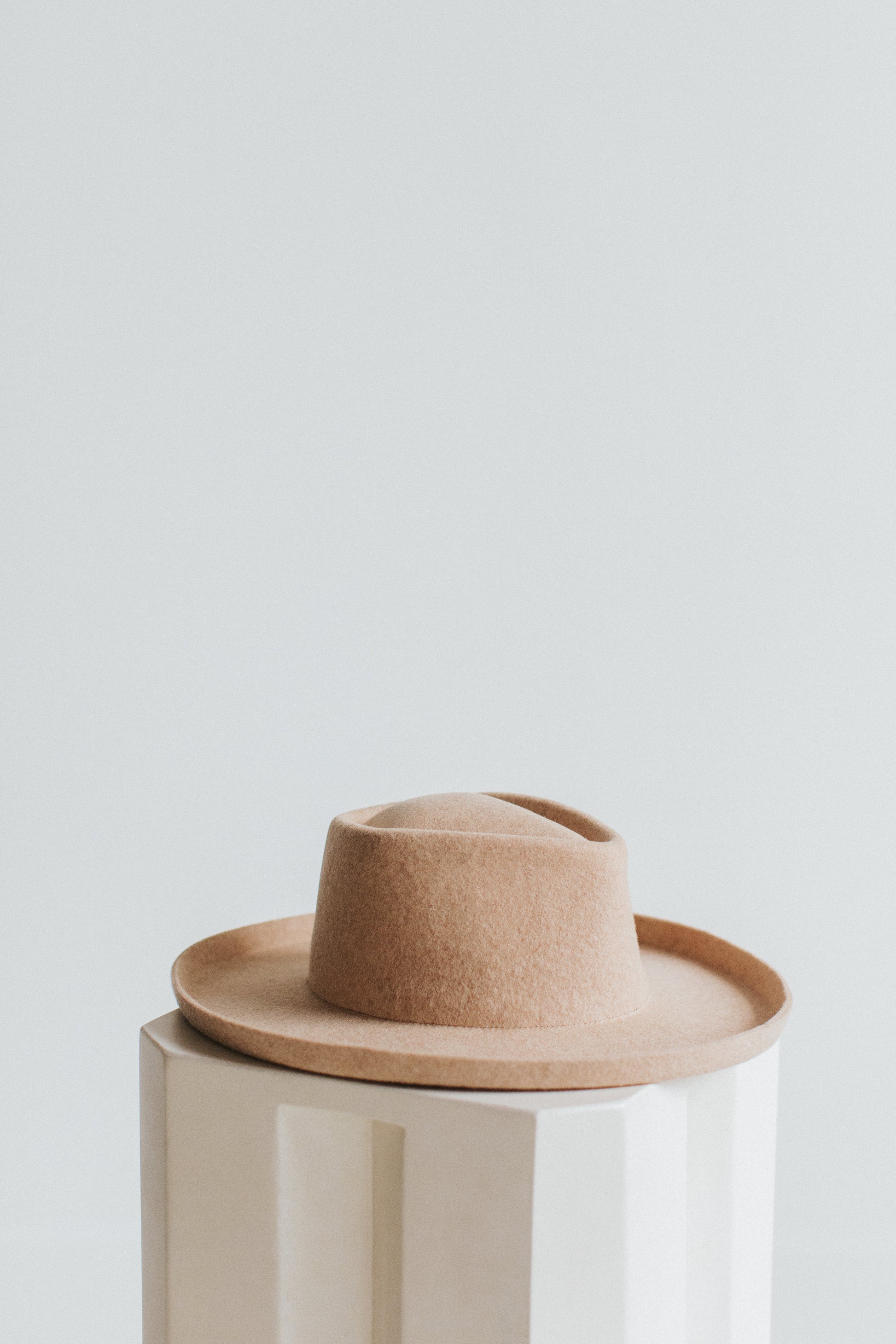 neutral hat - australian wool fedora - australian fedora - beige hat - western hat - beige fedora - Soleilhat -Soleil - Love Soleil - self- love - hats with affirmations